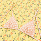 Patchwork Shelby Triangle Bikini Top